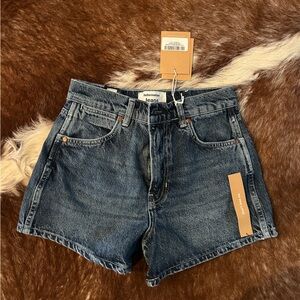 NWT Reformation Cowboy High Rise Jean Shorts- 25